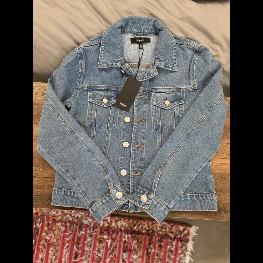 NWT Hudson Denim Jacket - Medium Wash - Size S/M